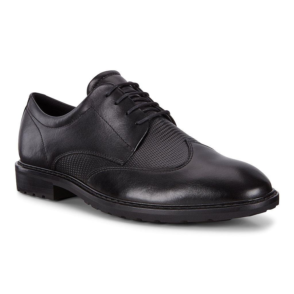 Ecco Vitrus I Mens Business Shoes In Black - India PLW-056319